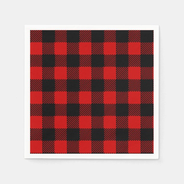 Red Buffalo Play Papper Napkins Pappersservett (Framsidan)