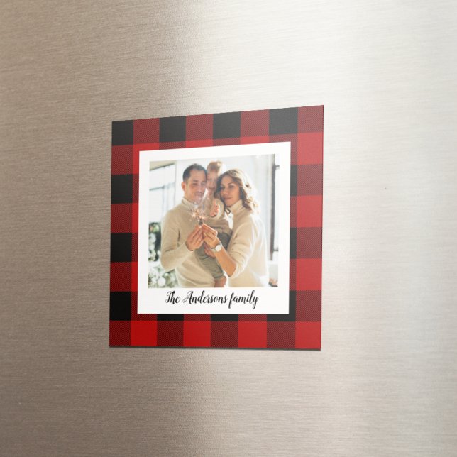 Red Buffalo Play & Personal Namn och Photo Magnet (Skapare uppladdad)