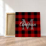 Red Buffalo Play | Personlig initial | Gått Canvastryck<br><div class="desc">Backa dina kära i den klassiska röda Buffalo Packs värme och charm med en personlig beröring. Oavsett om det är för en födelsedag,  årsdag eller bara för att visa någon du bryr dig om,  är det här anpassadets gåva som gör ett bestående intryck.</div>