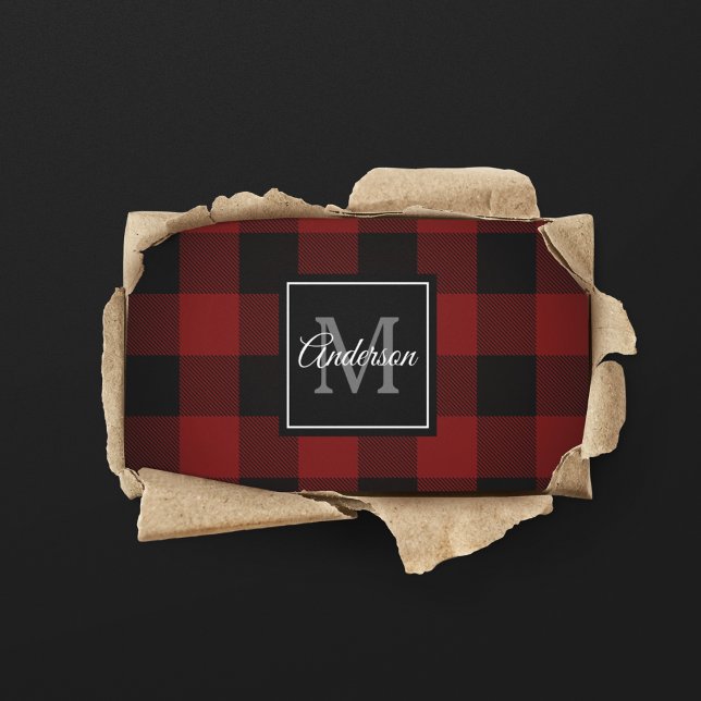 Red Buffalo Play | Personlig initial | Gått Visitkort (Skapare uppladdad)