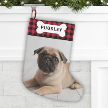 Red Buffalo Play Pet Hund Bone Monogram Photo