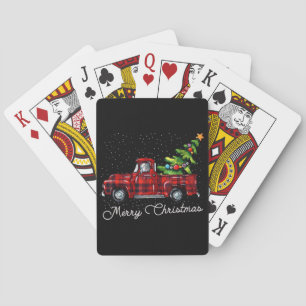 Red Buffalo Play Pickupare Lastbil med Träd Merry Casinokort