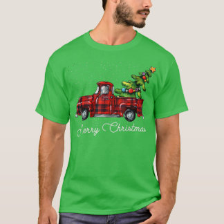 Red Buffalo Play Pickupare Lastbil med Träd Merry T Shirt