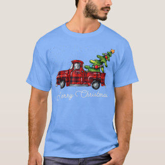 Red Buffalo Play Pickupare Lastbil med Träd Merry T Shirt