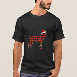 Red Buffalo Play Santa Hat jul Heart Ljus T Shirt
