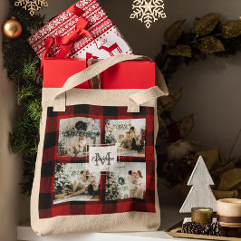 Red Buffalo-stift och kollage-foto med början Tygkasse