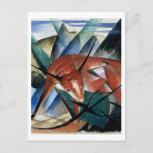 Red Bull (gouache på pappra) Vykort