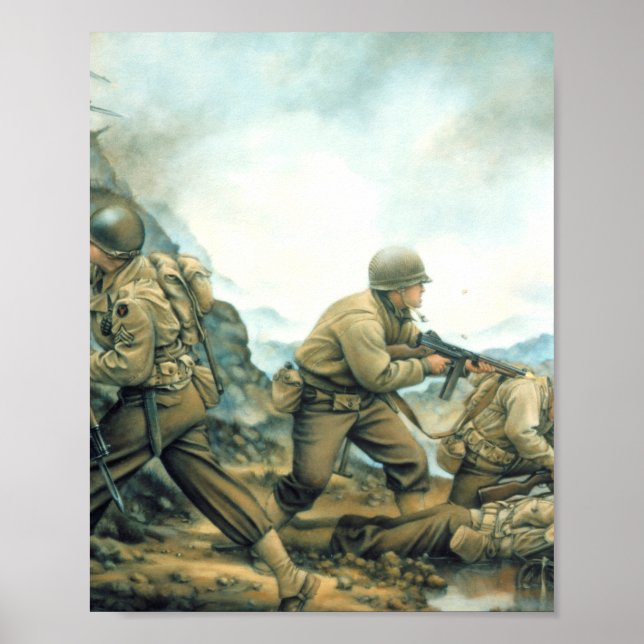 Red Bull in Winter Line by Donna Neary Poster (Framsidan)