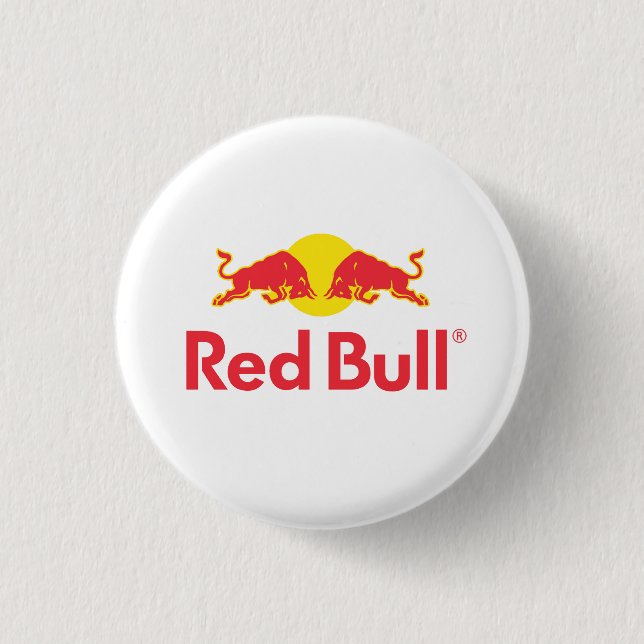 Red Bull logotyp Button Knapp (Framsida)