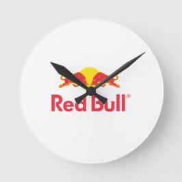 Red Bull logotyp Rund Klocka