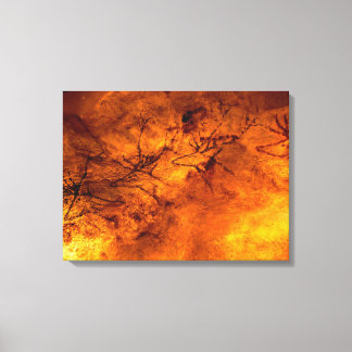 Red Bull of Lascaux Canvastryck