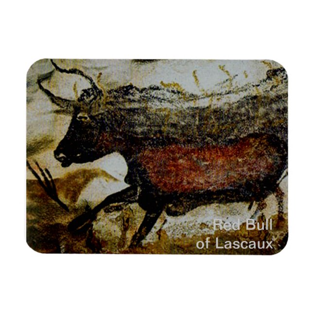 Red Bull of Lascaux Magnet (Horisontell)