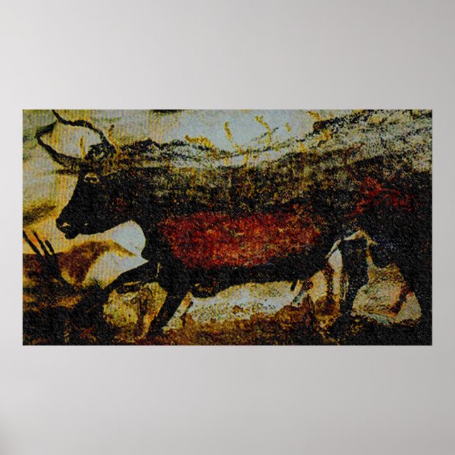 Red Bull of Lascaux Poster (Framsidan)