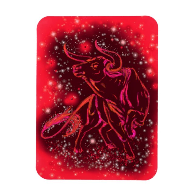 Red Bull Running Magnet på Starry Natt (Vertikal)