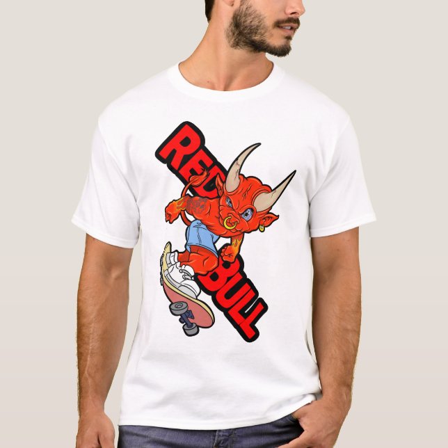 Red Bull Skateboarding T Shirt (Framsida)