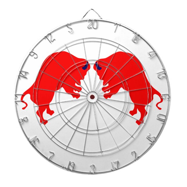 Red Bulls Metall Cage Dartboard Piltavla (Framsidan)