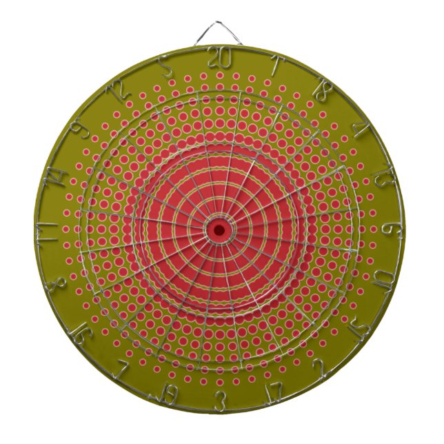 "Red Bullseye" Dart Board Darttavla (Framsidan)