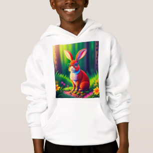 Red Bunny Sitta på Grass T Shirt
