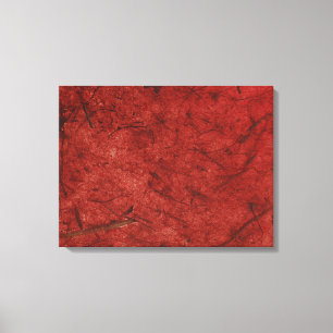 Red Burgundy Banana Papper Wrapped Canvas Skriv ut