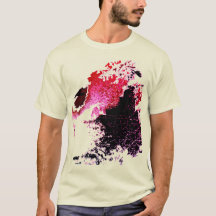 Red Burgundy Black Airbrush Paint Stänk Design