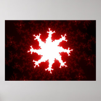 Red Burst Poster