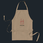 Red Business Apron Inline Logotyp Employee Förkläde<br><div class="desc">Anpassa enkelt den här anpassningsbarna söt röd apron med din egen logotyp, affärsslogan och vågrät adress. Anpassningsbar för säljfrämjande åtgärder som är märkt med din logotyp kan vara en enhetlig lösning för anställda, väntepersonal och workshoppar eller reklamerbjudanden för kunder. Den här plattan med fickor är idealisk för ett catering företag,...</div>