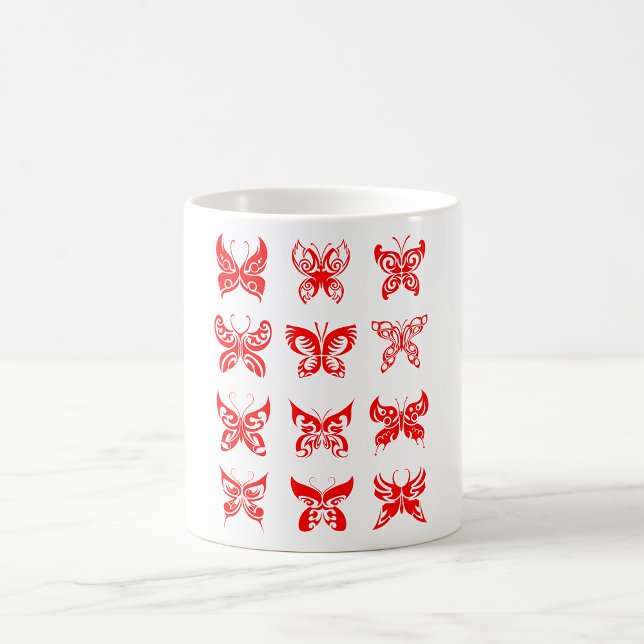 Red Butterflies Mugg (Skapare uppladdad)