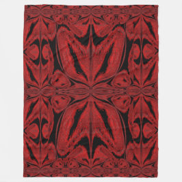 Red Butterfly Fleecefilt