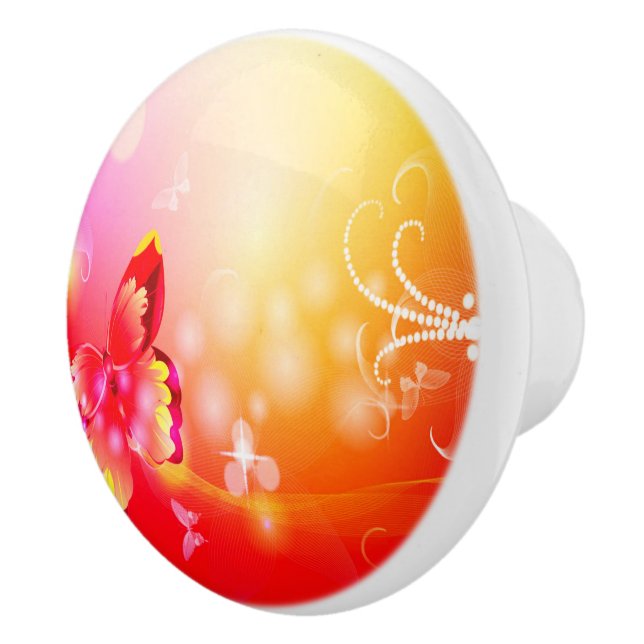 Red Butterfly Knopp (Höger)