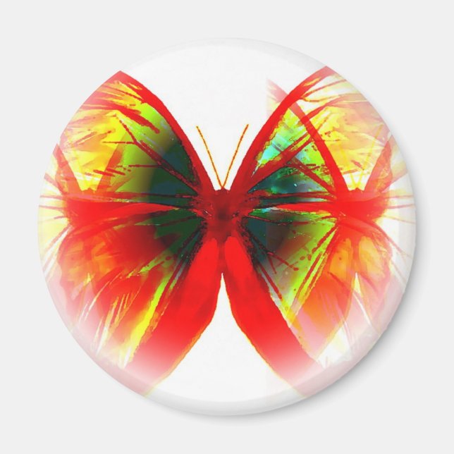 Red Butterfly Magnet (Framsidan)