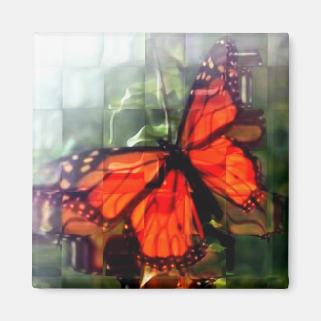 Red Butterfly magnet (Framsidan)