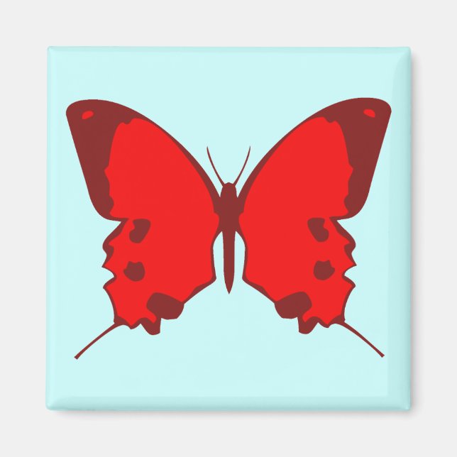 Red Butterfly Magnet (Framsidan)