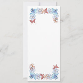 Red Butterfly Orchid Matte 4 tum x 9,25 tum