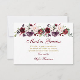 Red Butterfly Quinceañera Tack Kort