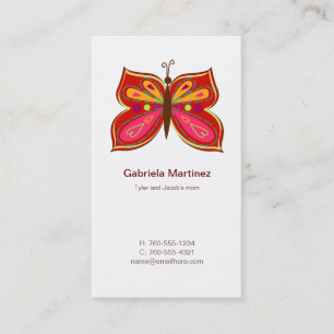 Red Butterfly-Telefonkort