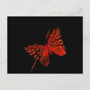 Red Butterfly Vykort