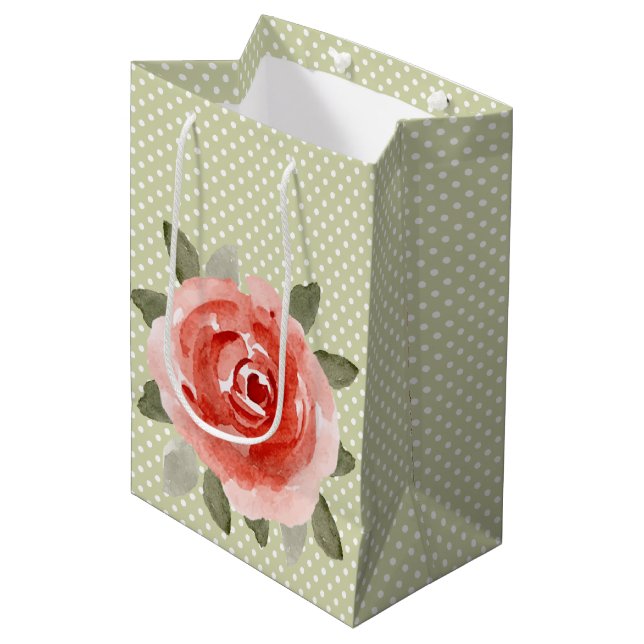 Red Cabbage Ro MEDIUM Gift Bags (Framsidan Vinklad)