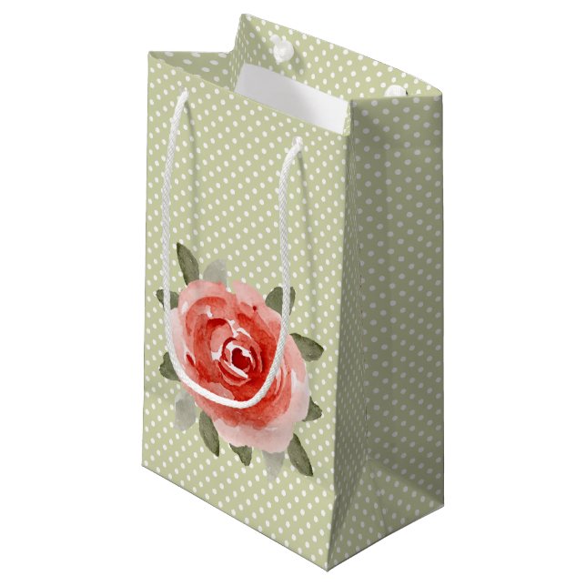 Red Cabbage Ro SMALL Gift Bags (Framsidan Vinklad)