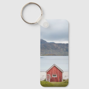 Red Cabin Ramberg Lofoten Nyckelring