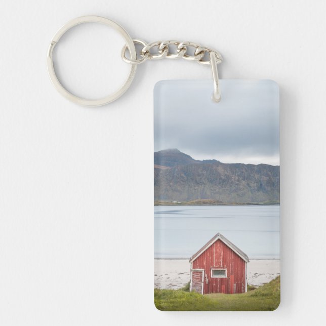 Red Cabin Ramberg Lofoten Nyckelring (Framsidan)