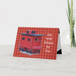 Red Caboose på Red Play - anpassa alla tillfälle Kort