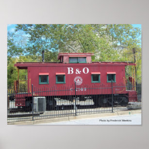 Red Caboose Poster