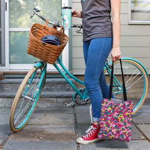 RED CAMO MÖNSTER TOTE BAG TYGKASSE