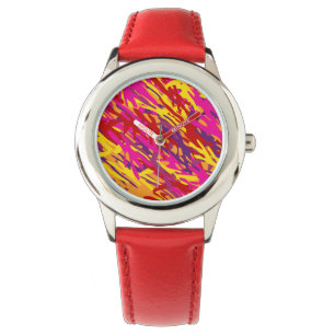 Red Camouflage Watch Armbandsur