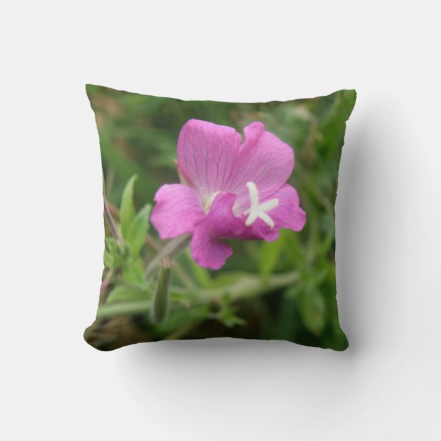 Red Campion WildblomPillow Kudde (Framsida)