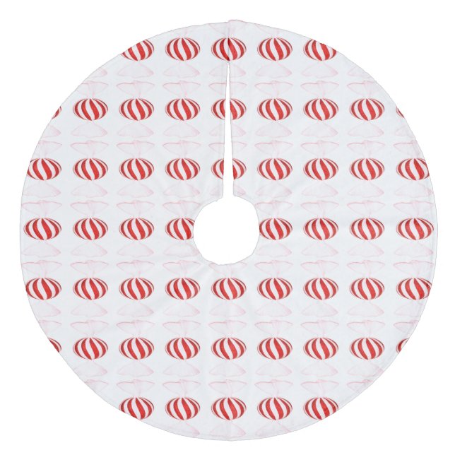 Red Candy 2 Julgran Skirt Julgransmatta Fleece (Framsidan)