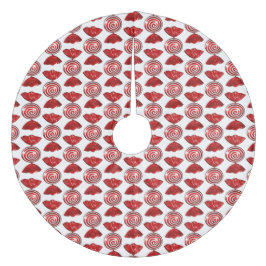 Red Candy 4 Julgran Skirt Julgransmatta Fleece