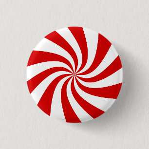 red candy cane knapp