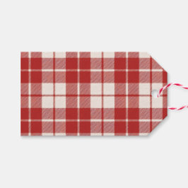 Red Candy Cane Presentetikett