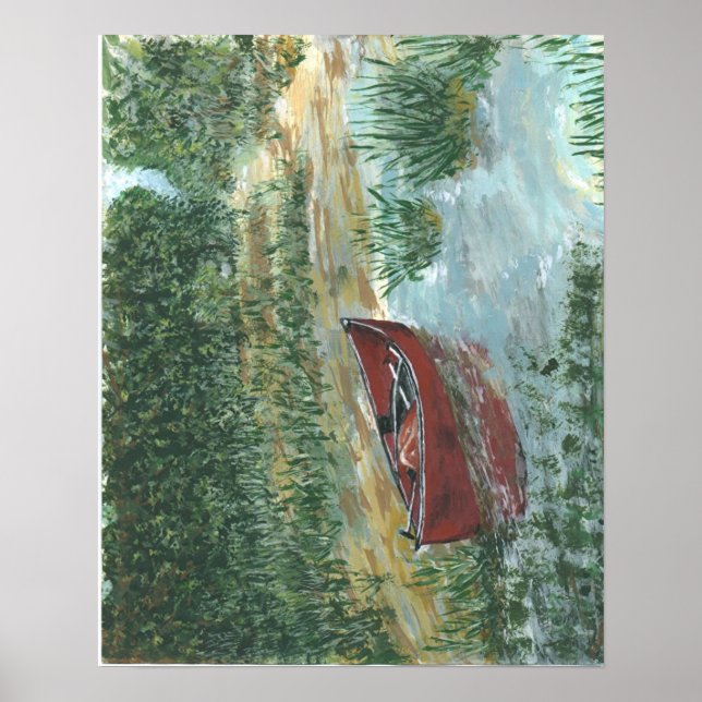 Red Canoe Poster (Framsidan)